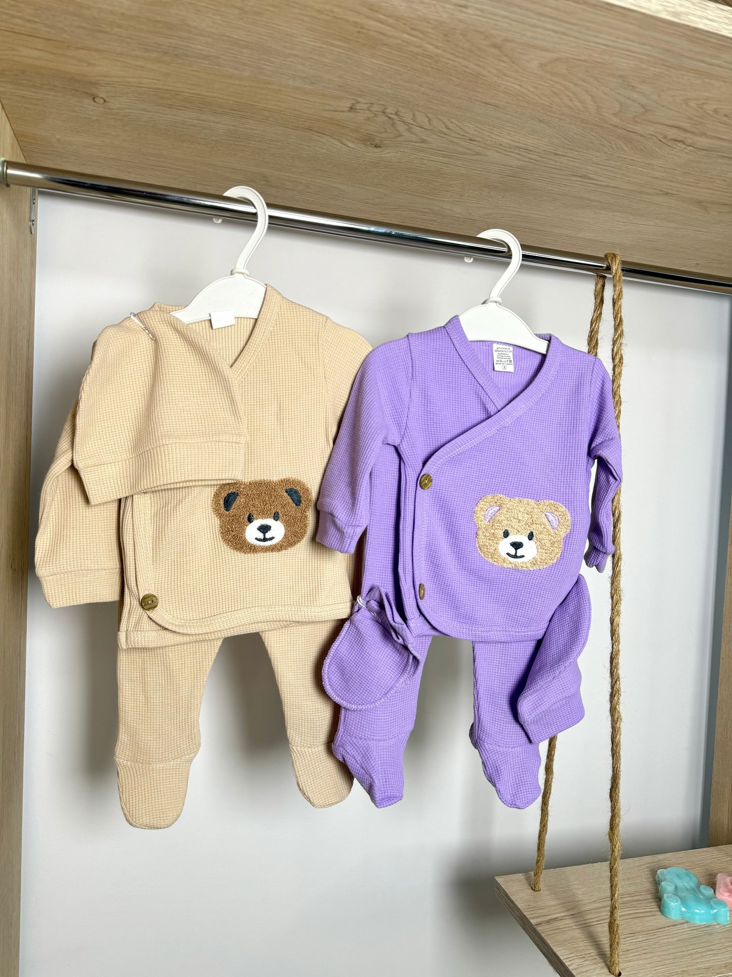 Rib Bear Set Μπλε
