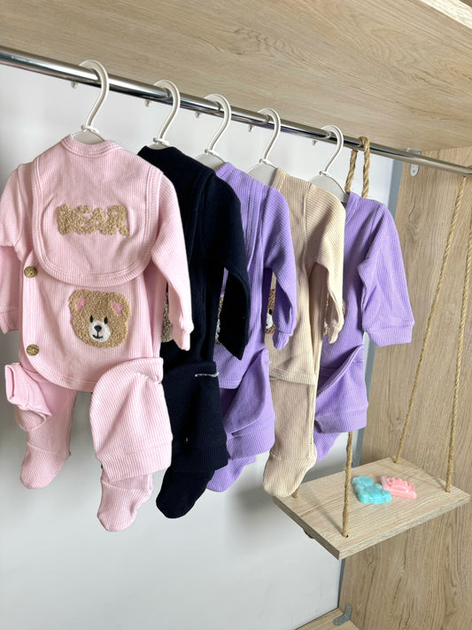 Rib Bear Set Μπλε