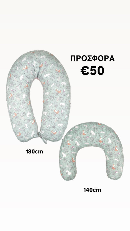 Μαξιλάρι Εγκυμοσύνης και Μαξιλάρι Θηλασμού ΠΡΟΣΦΟΡΑ 2 τμχ Άνοιξη