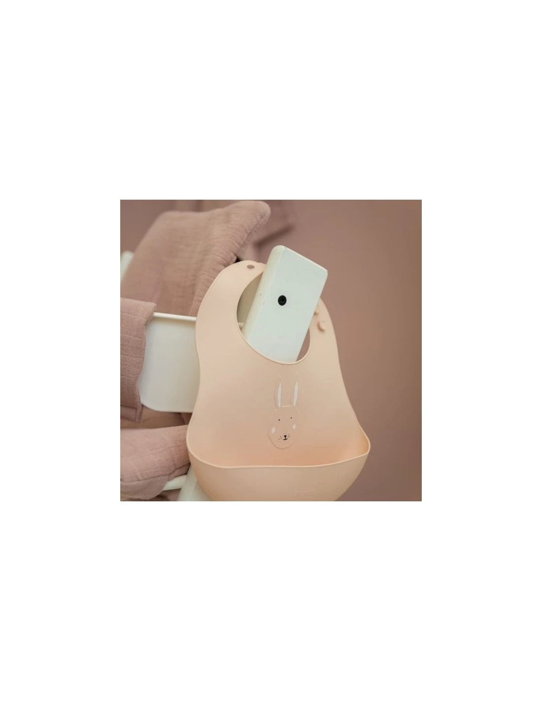 SILICONE BIB 2-PACK - MRS. RABBIT-TRIXIE